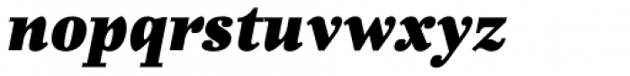 Fiorina Text Black Italic Font LOWERCASE