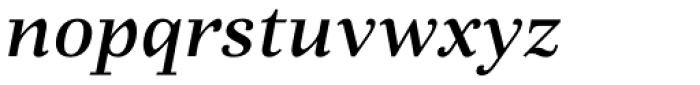 Fiorina Text Medium Italic Font LOWERCASE