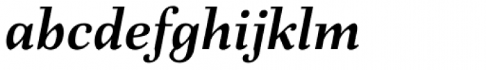 Fiorina Text Semi Bold Italic Font LOWERCASE