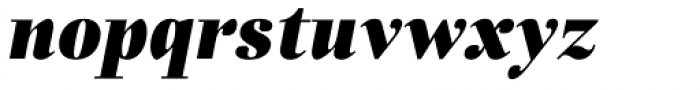Fiorina Title Black Italic Font LOWERCASE