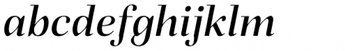 Fiorina Title Medium Italic Font LOWERCASE