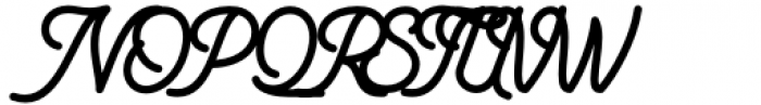 Fireclay Regular Font UPPERCASE