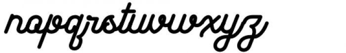 Fireclay Regular Font LOWERCASE