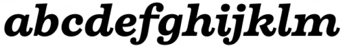 Firelli ExtraBold Italic Font LOWERCASE