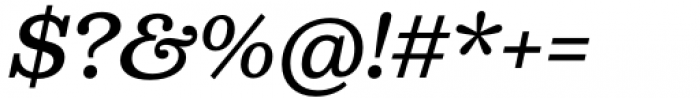 Firelli SemiBold Italic Font OTHER CHARS