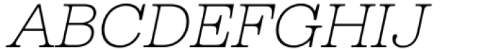 Firelli Thin Italic Font UPPERCASE