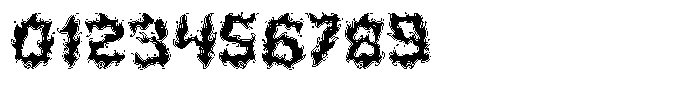 Firelost Outline Font OTHER CHARS