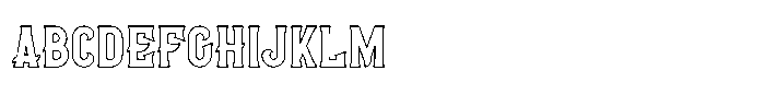 Fireman Outline FONT
