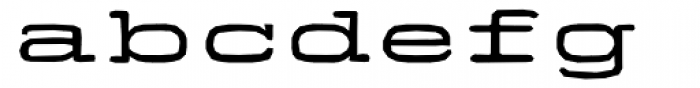 Firenza Bold Font LOWERCASE