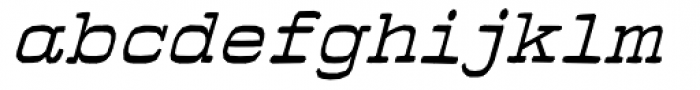 Firenza Text Bold Italic Font LOWERCASE