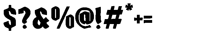 Firethorn Font OTHER CHARS