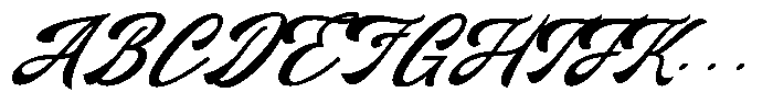 Firetower Italic Font UPPERCASE