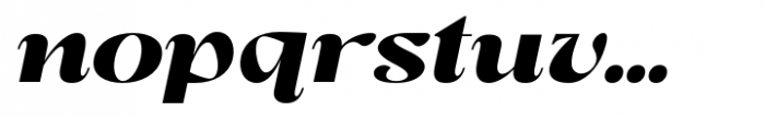 First Class Black Italic Font LOWERCASE