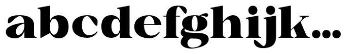 First Class Black Neue Font LOWERCASE