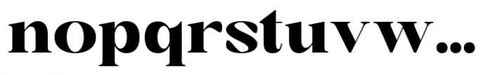 First Class Extra Bold Neue Font LOWERCASE