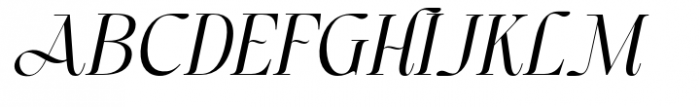 First Class Extra Light Italic Font UPPERCASE