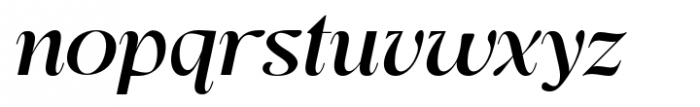 First Class Italic Font LOWERCASE
