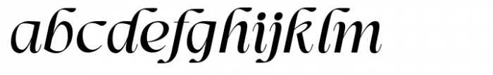 First Class Light Italic Font LOWERCASE