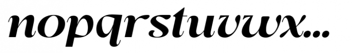 First Class Semi Bold Italic Font LOWERCASE