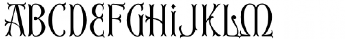 First Reign Thin Font LOWERCASE