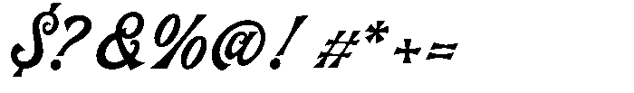 Firstone Font OTHER CHARS