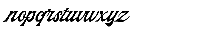 Firstone Font LOWERCASE