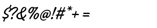 Firula Variable Font OTHER CHARS