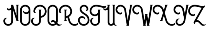 Fishery Regular Font UPPERCASE