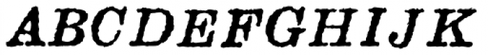Fishwrapper Italic Font UPPERCASE