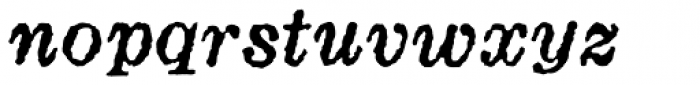 Fishwrapper Italic Font LOWERCASE