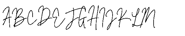 Fisillove Signature Font UPPERCASE