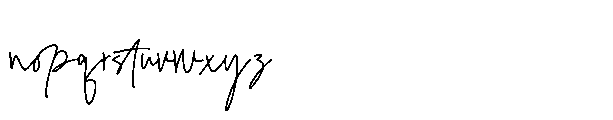 Fisillove Signature Font LOWERCASE