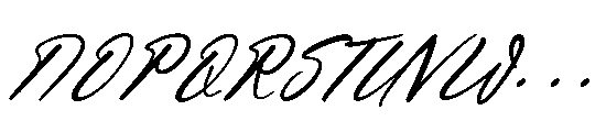 Fistgood Loutens Italic Font UPPERCASE
