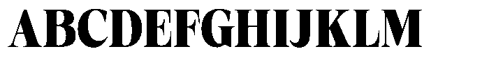 Fitgad Black Condensed Font UPPERCASE
