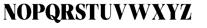 Fitgad Black Condensed Font UPPERCASE