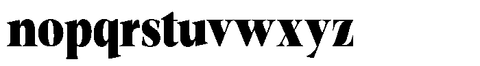 Fitgad Black Condensed Font LOWERCASE