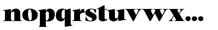 Fitgad Black Expanded Font LOWERCASE