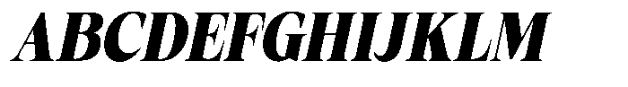 Fitgad Black Italic Condensed Font UPPERCASE