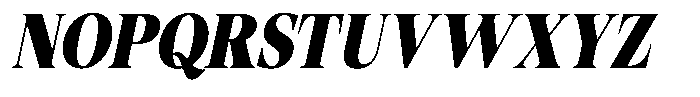 Fitgad Black Italic Condensed Font UPPERCASE