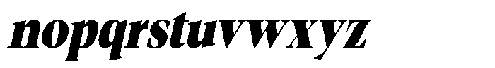Fitgad Black Italic Condensed Font LOWERCASE