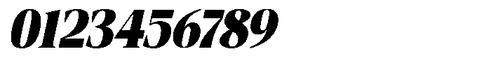 Fitgad Black Italic Semi Condensed Font OTHER CHARS