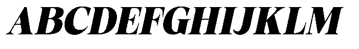 Fitgad Black Italic Semi Condensed Font UPPERCASE