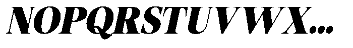 Fitgad Black Italic Semi Condensed Font UPPERCASE