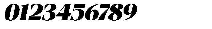 Fitgad Black Italic Semi Expanded Font OTHER CHARS