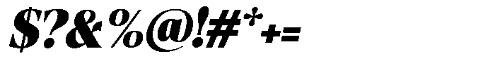 Fitgad Black Italic Font OTHER CHARS