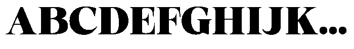 Fitgad Black Semi Expanded Font UPPERCASE