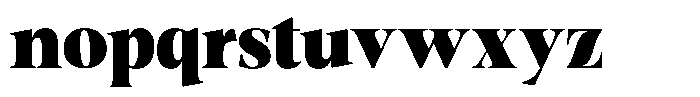 Fitgad Black Font LOWERCASE