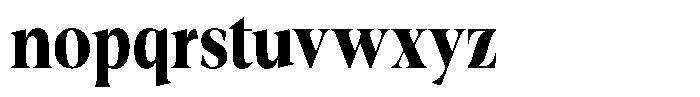 Fitgad Bold Condensed Font LOWERCASE