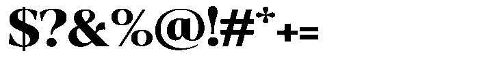 Fitgad Bold Expanded Font OTHER CHARS