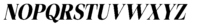 Fitgad Bold Italic Condensed Font UPPERCASE